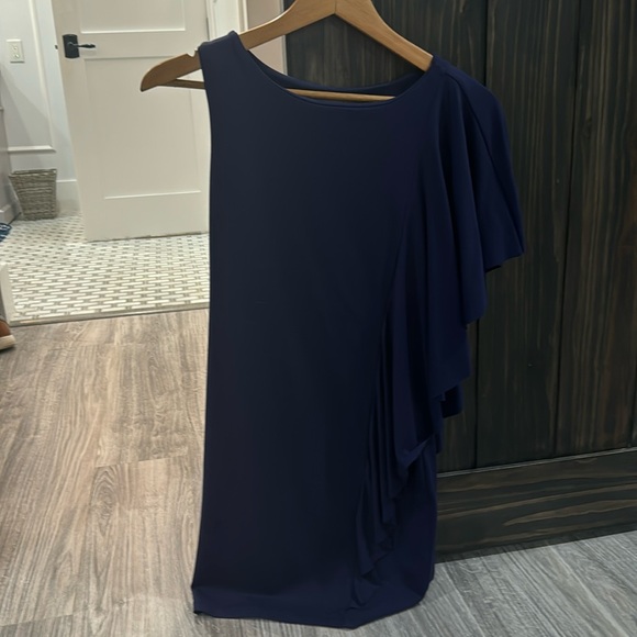 Once worn Susana Monaco navy dress - Picture 1 of 3